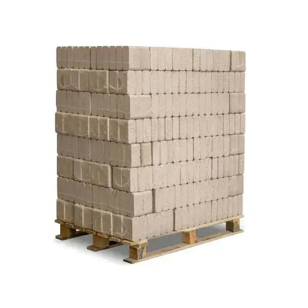 Heizfuxx RUF Holzbriketts Hartholz – 960 kg Palette (96×10 kg), Heizwert ≥4,8 kWh/kg, RUF-Form Heizfuxx